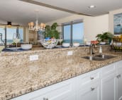 Renovated kitchen with Granite.