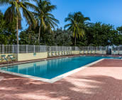 Building's beautiful heated pool
