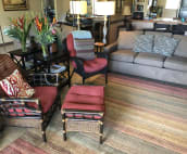 Living room with queen size sofa sleeper