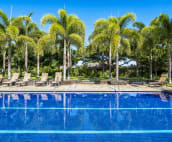 Another glistening shot of the quiet lap pool ideal for relaxing and quiet times!
