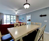 Dining seats 8