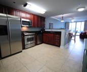 Fully stocked kitchen