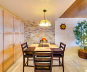 Dining area with seating for 4