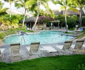 Tropical pool just steps away from our unit