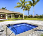 The second hot tub behind the fitness centre.