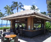 Beach bar in the resort