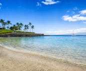 Another wonderful day at the Mauna Lani private beach club.