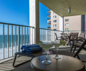Enjoy refreshing icy cold drinks overlooking beautiful Gulf waters.