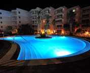 Heated Pool at Night