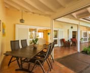 Lanai with outside dining, lanai