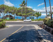 We're located directly across from Kamaole II beach! 3 min. walk from our door.