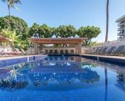Second pool with community area, book lending library, showers, bath, prep kitchen, Free WIFI.