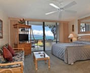 Sleeps 4, couch pulls out to a queen size bed