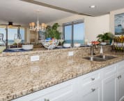 Renovated kitchen with Granite.