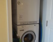 New, high rated ASKO washer and dryer in the condo is so convenient!