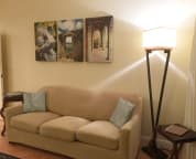 Living Room with Queen Sized Sleeper Sofa