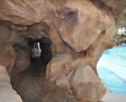 Walk-through cave