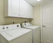 Private full size washer and dryer for guest use