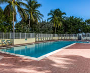 Building's beautiful heated pool