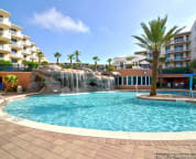 Large pool with Waterfall