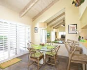 Dining area with access to rear patio