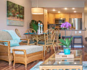 Soothing island decor.