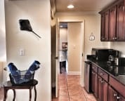 Studio Kitchenette with access to the Shared Living Room