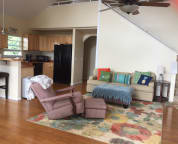 living area from entryway