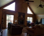 Great room with gas fireplace