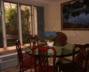 Dining room overlooks your private walled garden