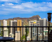 Look straight out to Diamond Head