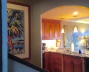 Entry view into kitchen