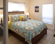 Downstairs bedroom, now king size bed