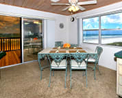 dining room with extensive ocean views