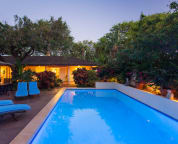 Pool & Lanai by night
