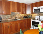 Newly Renovated Kitchen with Cherry Cabinets
