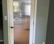 Great glass doors for light