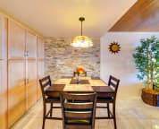 Dining area with seating for 4