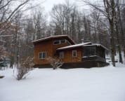 Winter View of Cabin