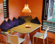 The dining nook