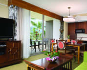 Living Room and kitchenette.