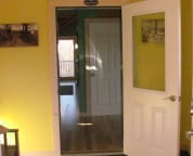 The mudroom entry, please remove your shoes.
