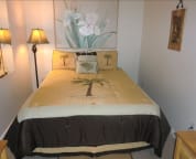 Second sleeping room (den) with queen size bed
