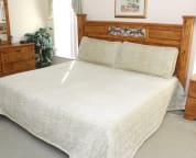 King Master Bedroom with flat screen tv