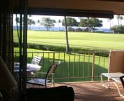 View from unit to golf course and ocean