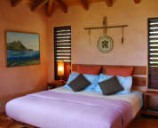 Original art
decorates the walls