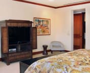 Master bedroom flat screen TV