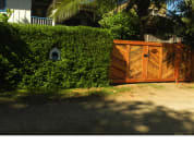 Front of The Blue House & Gate