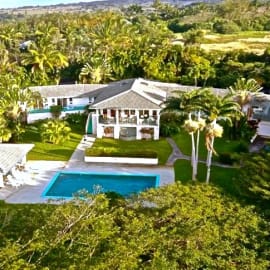 The main home in which the suite is at the far right