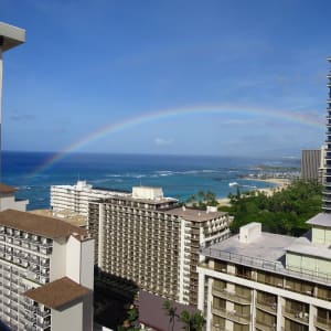 The view from the master bedroom.